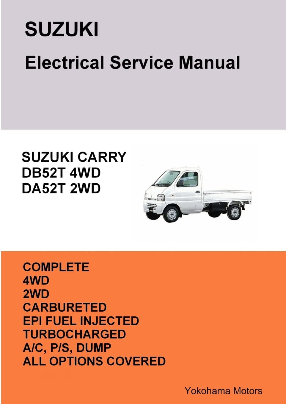 Suzuki Carry Truck Electrical Service Manual DB52T DA52T